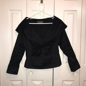 KM Collections black blouse - size 10